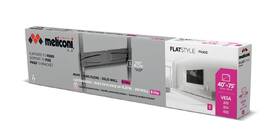 Držiak na TV Meliconi Flatstyle FS400 CG, pevný, pre uhlopriečky 40"-75", nosnosť 50 kg čierny

 obrázok produktu 5 z 5