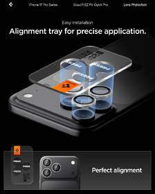 Ochranné sklo šošovky fotoaparátu Spigen tR EZ Fit Optik Pro na Apple iPhone 17/16/15/14 Pro / 17/16/15/14 Pro Max strieborné

 obrázok produktu 7 z 11