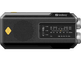 Rádioprijímač Sandberg Survivor Radio All-in-1 2000 čierny

 obrázok produktu 1 z 9