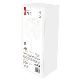 LED dekorácie EMOS 72 NANO LED svietiaci stromček, 120 cm, vonkajšie aj vnútorné, teplá biela 

 obrázok produktu 5 z 5
