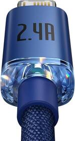 Kábel Baseus USB/LT 2,4A 2M BLU 

 obrázok produktu 4 z 4