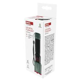 Lampáš EMOS LED nabíjateľná kovová stredná 1200 lm, 2200 mAh čierna

 obrázok produktu 6 z 8