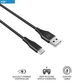 Kábel Trust GXT 226 Play & Charge pre PS5, 3m 

 obrázok produktu 3 z 7