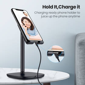 Držiak na mobil UGREEN Mobile desktop stand čierny

 obrázok produktu 2 z 4