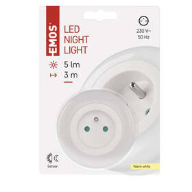 Nočné svetlo EMOS LED P3320 s fotosenzorom do zásuvky 

 obrázok produktu 6 z 7
