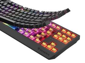 Klávesnica Genesis THOR 230, TKL, RGB, Outemu Silent Lemon, bezdrôtová, US layout čierna

 obrázok produktu 9 z 9
