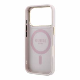 Kryt na mobil Guess PU 4G Ring Stand MagSafe na Apple iPhone 18 Pro ružový

 obrázok produktu 2 z 6