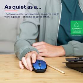 Myš Trust Yvi+ Silent Wireless Eco modrá

 obrázok produktu 4 z 13