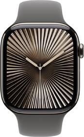 Inteligentné hodinky Apple GPS + Cellular 42mm prírodný titán - skalovo sivý športový remienok - M/L 

 obrázok produktu 1 z 8