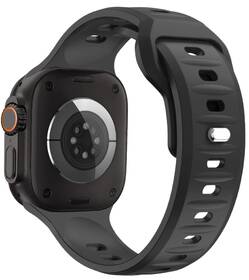 Remienok Cubenest Premium Silikon Sport na Apple Watch 42/44/45/Ultra 49 mm čierny

 obrázok produktu 1 z 5