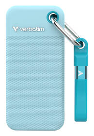SSD externý Verbatim Pocket 2TB - Summer Edition USB-C 3.2 Gen 2  + 2x obal modrý

 obrázok produktu 1 z 5