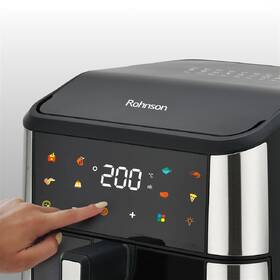 Fritéza teplovzdušná Rohnson R-2874, 8 l strieborná

 obrázok produktu 2 z 6