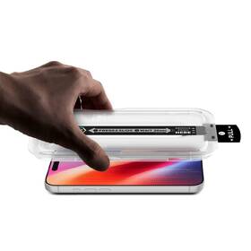Tvrdené sklo Spigen tR EZ Fit Pro HD (Privacy) na Apple iPhone 18 Pro Max (2 ks) priehľadné

 obrázok produktu 7 z 9