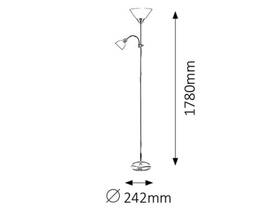 Stojacia lampa Rabalux Action 4028 sivá

 obrázok produktu 1 z 2