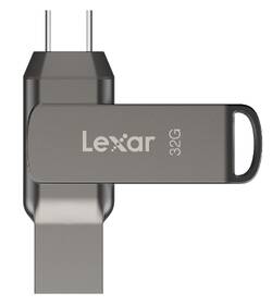 USB flashdisk Lexar JumpDrive D400 Dual, 32GB sivý

 obrázok produktu 2 z 6