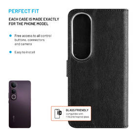 Puzdro na mobil flipové FIXED Opus na Vivo V50 Lite čierne

 obrázok produktu 2 z 7