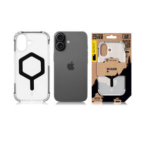 Kryt na mobil Tactical MagForce Hexagon na Apple iPhone 17 čierny/priehľadný

 obrázok produktu 4 z 4