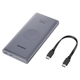 Powerbank Samsung 10 000mAh, USB-C 25W, bezdrátové nabíjení sivá

 obrázok produktu 4 z 5
