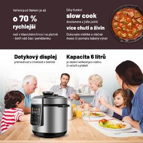 Multifunkčný tlakový hrniec Lauben Multi Cooker 18SB 

 obrázok produktu 6 z 11