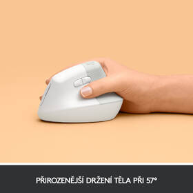 Myš Logitech Lift Vertical Ergonomic biela

 obrázok produktu 3 z 9