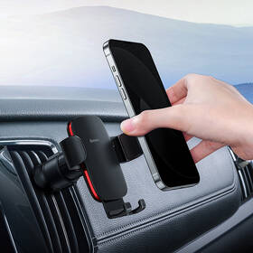 Držiak na mobil Baseus Metal Age II Gravity čierny/červený

 obrázok produktu 7 z 9