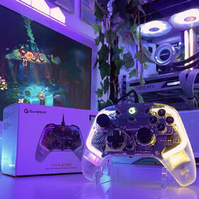 Gamepad GameSir T4 Kaleid RGB čierny/priehľadný

 obrázok produktu 11 z 12