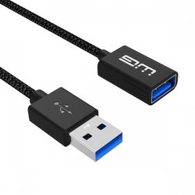 Kábel WG USB/USB predlžovací, 1m čierny

 obrázok produktu 4 z 5