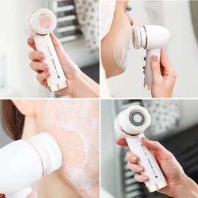 Čistiaca kefka Rio Pure Cleanse Deep Cleansing & Exfoliating Facial Brush biely

 obrázok produktu 3 z 12
