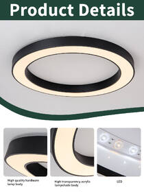LED stropné svietidlo IMMAX NEO PASTEL SLIM SMART 95 x 7cm 68W  Zigbee 3.0, TUYA čierne

 obrázok produktu 4 z 11