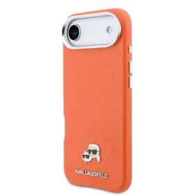 Kryt na mobil Karl Lagerfeld PU Karl and Choupette Heads Pins MagSafe na Apple iPhone Air oranžový

 obrázok produktu 2 z 6