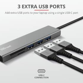 USB Hub Trust Halyx Fast USB-C 

 obrázok produktu 6 z 11