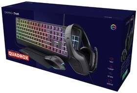 Herný set Trust GXT 792 Quadrox 4v1, klávesnica + headset + myš + podložka pod myš čierna

 obrázok produktu 7 z 12