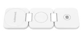 Bezdrôtová nabíjačka Cubenest E310 Pre 3v1 s podporou uchytenia MagSafe biela

 obrázok produktu 1 z 12