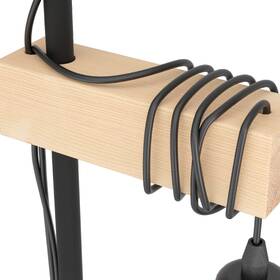Stojacia lampa Eglo Townshend čierna/drevená

 obrázok produktu 2 z 3