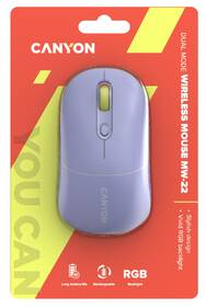 Myš Canyon MW-22 fialová

 obrázok produktu 5 z 5