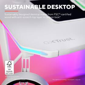 Herný stôl Trust GXT 709W Luminus RGB biely

 obrázok produktu 10 z 18