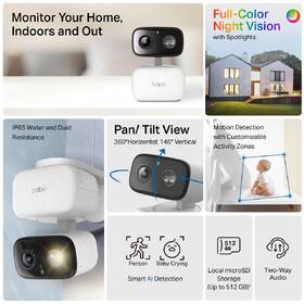 IP kamera TP-Link Tapo C206 biela

 obrázok produktu 3 z 15