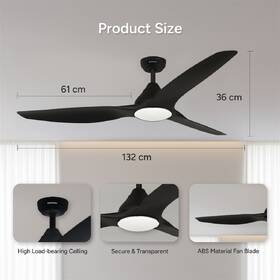 Ventilátor stropný Rohnson R-8150 čierny

 obrázok produktu 2 z 12