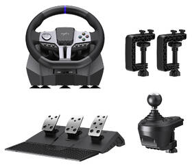Volant PXN V9 Gen2 Bundle, PC, Switch, PS3/4, Xbox One/X/S series čierny

 obrázok produktu 1 z 15