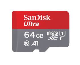 Pamäťová karta SANDISK 64GB UHS-I U1 (100R/10W) + adapter čierna

 obrázok produktu 1 z 1