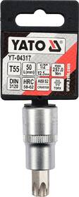 Nástrčná hlavica YATO 1/2" bit Torx T55 

 obrázok produktu 2 z 3