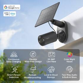 IP kamera TP-Link Tapo C411 Kit čierna

 obrázok produktu 2 z 11