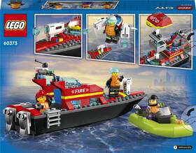 Stavebnica LEGO® City 60373 Hasičská záchranná loď a čln 

 obrázok produktu 3 z 8
