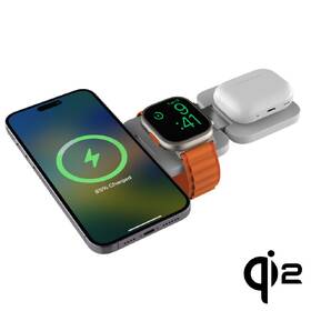 Bezdrôtová nabíjačka Cubenest EQ310 3v1 Qi2 s MagSafe (EQ310WT) biela

 obrázok produktu 4 z 10