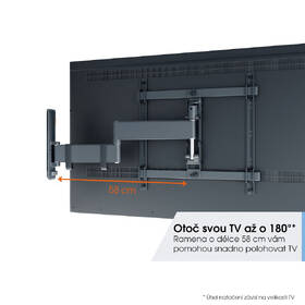 Držiak na TV Vogel’s TVM 3443 polohovateľný, pre uhlopriečky 32" až 65", nosnosť 25 kg čierny

 obrázok produktu 6 z 13