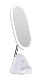 Stolná lampička IMMAX LED kozmetické zrkadlo FACE 3v1, stojan s Qi nabíjaním 18W biela

 obrázok produktu 5 z 15