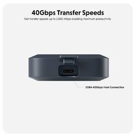 Externý rámček HyperDrive USB4 NVMe na SSD disky 

 obrázok produktu 2 z 5