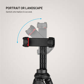 Držiak na mobil FIXED Creator Flexible Tripod, 1/4" závit čierny

 obrázok produktu 6 z 10