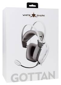Headset White Shark GOTTAN, PC, PS4/PS5, XBOX, Mac biely

 obrázok produktu 7 z 7