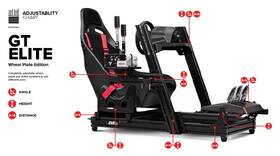 Pretekársky kokpit Next Level Racing GT ELITE Wheel Plate Edition čierny

 obrázok produktu 5 z 6